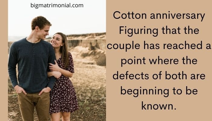 cotton anniversary meaning
